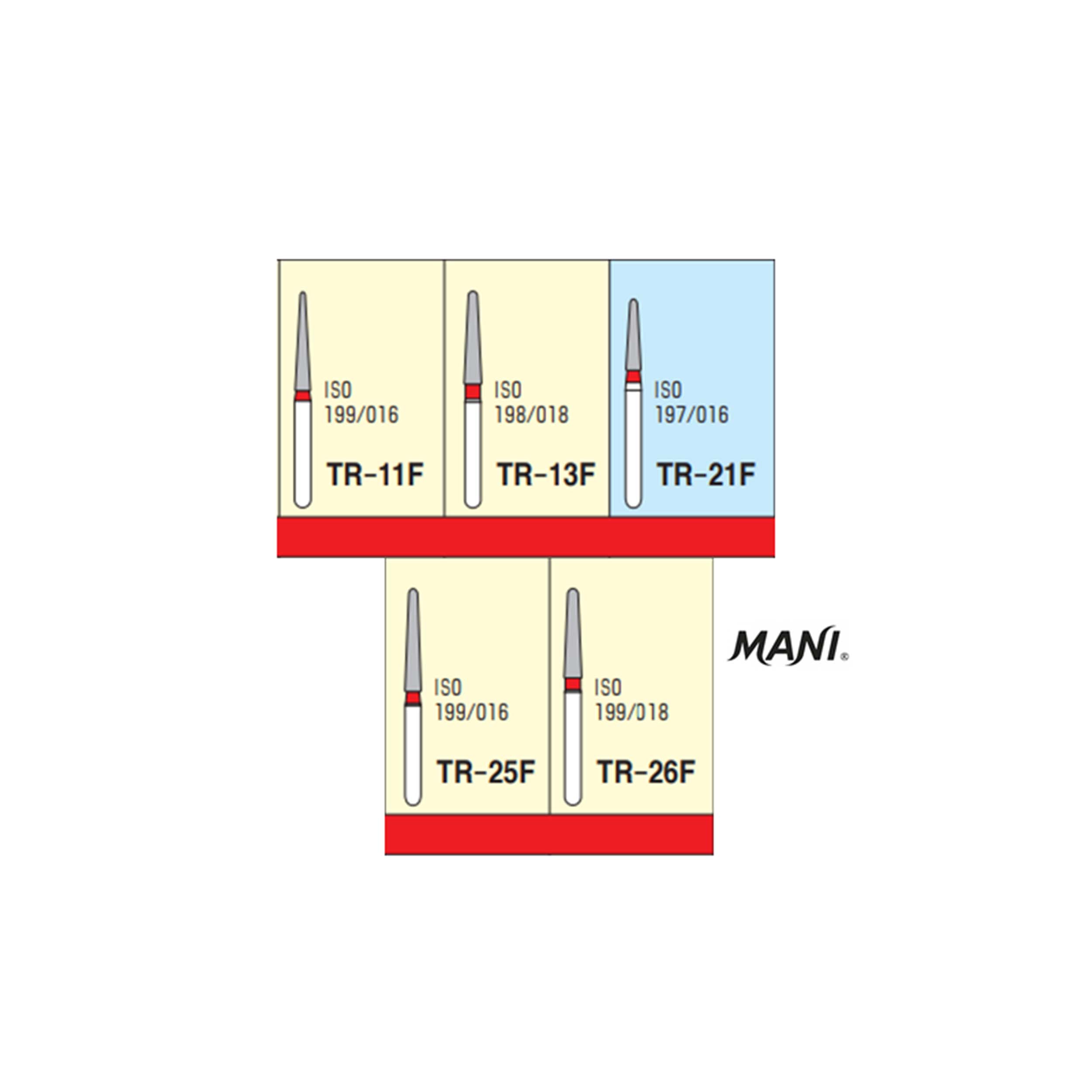 Mani Diamond Burs TR-21F